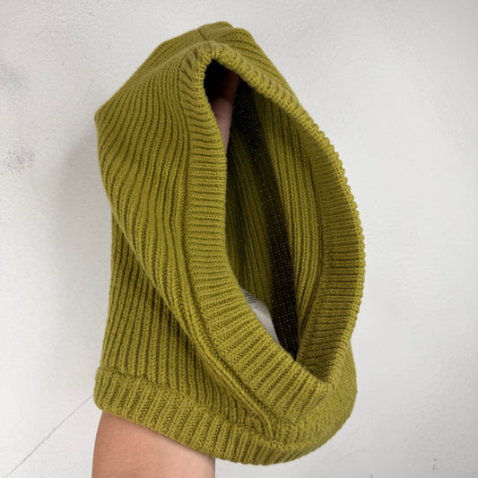 Rick Owens Green Cashmere Hood