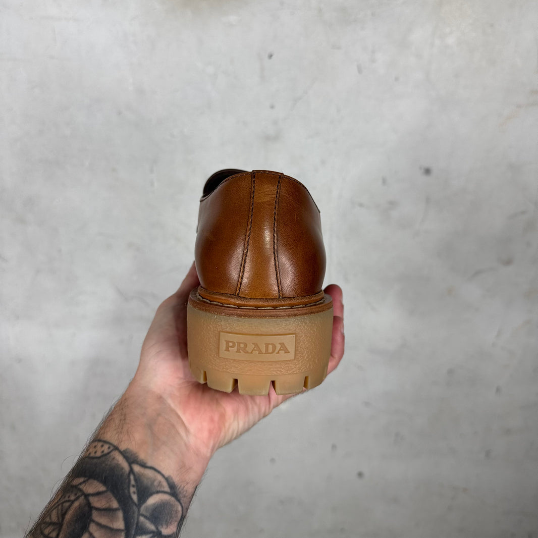 Prada St. Mortiz Lug Loafers DS