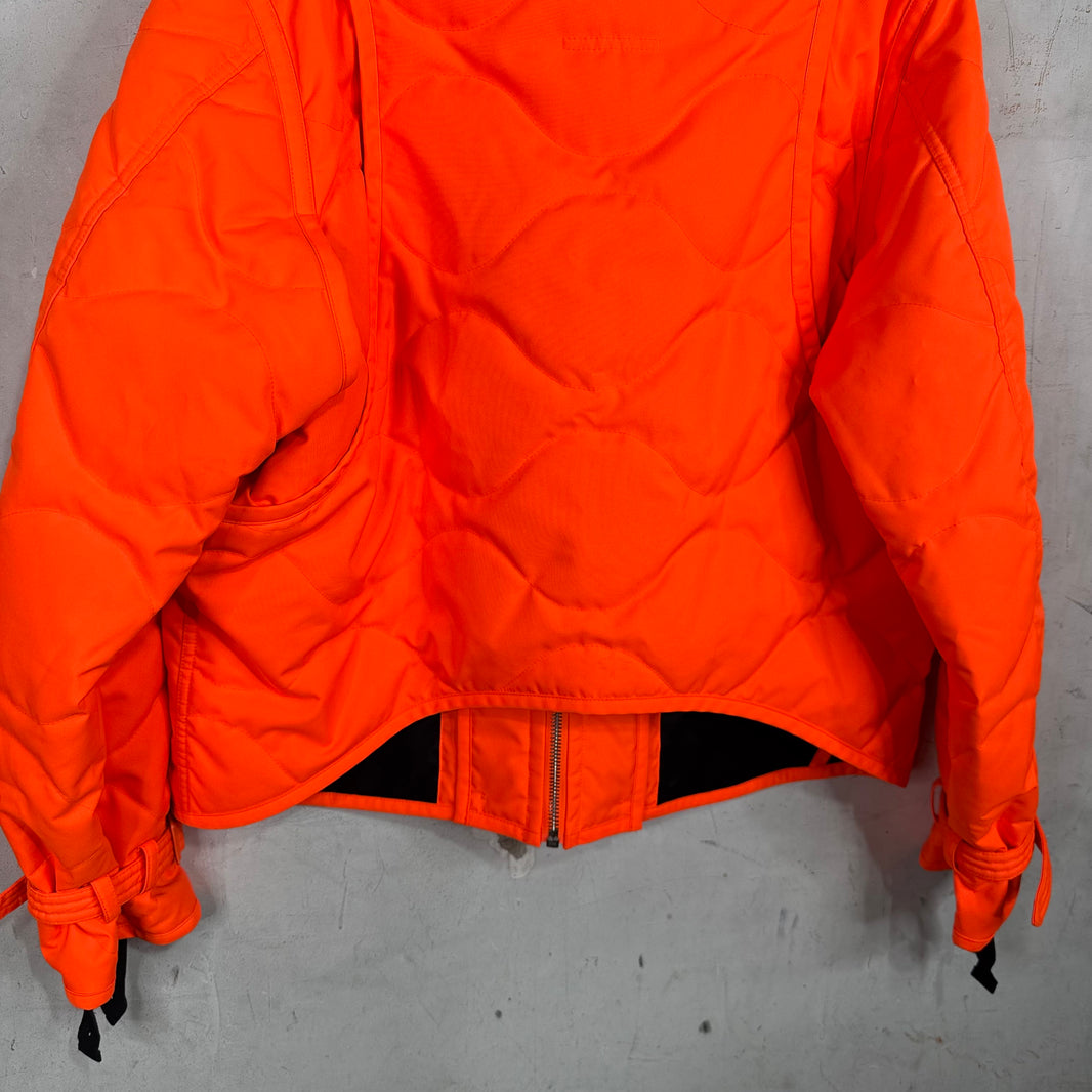 Helmut Lang Orange Military Liner Jacket