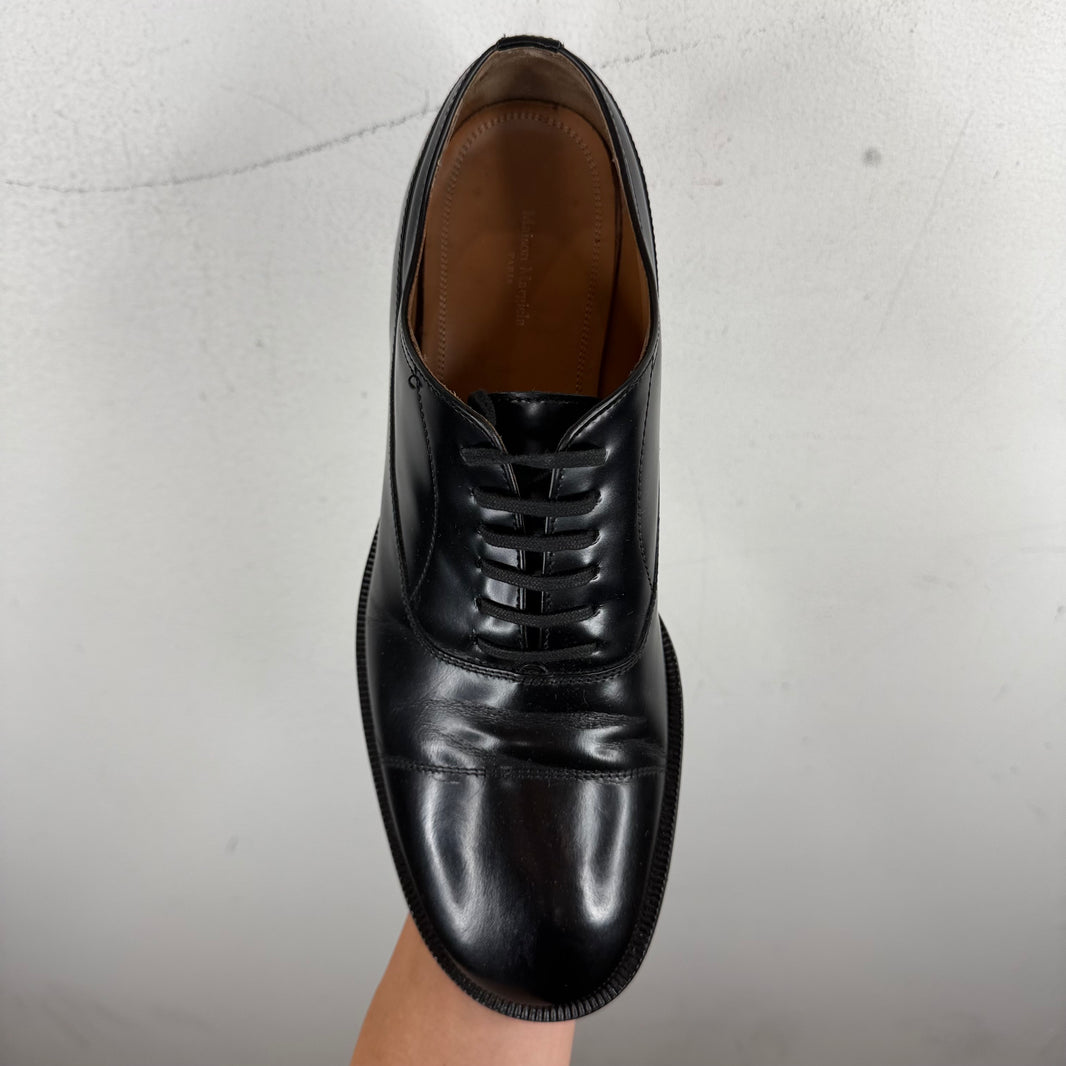 Margiela Black Leather Derbies