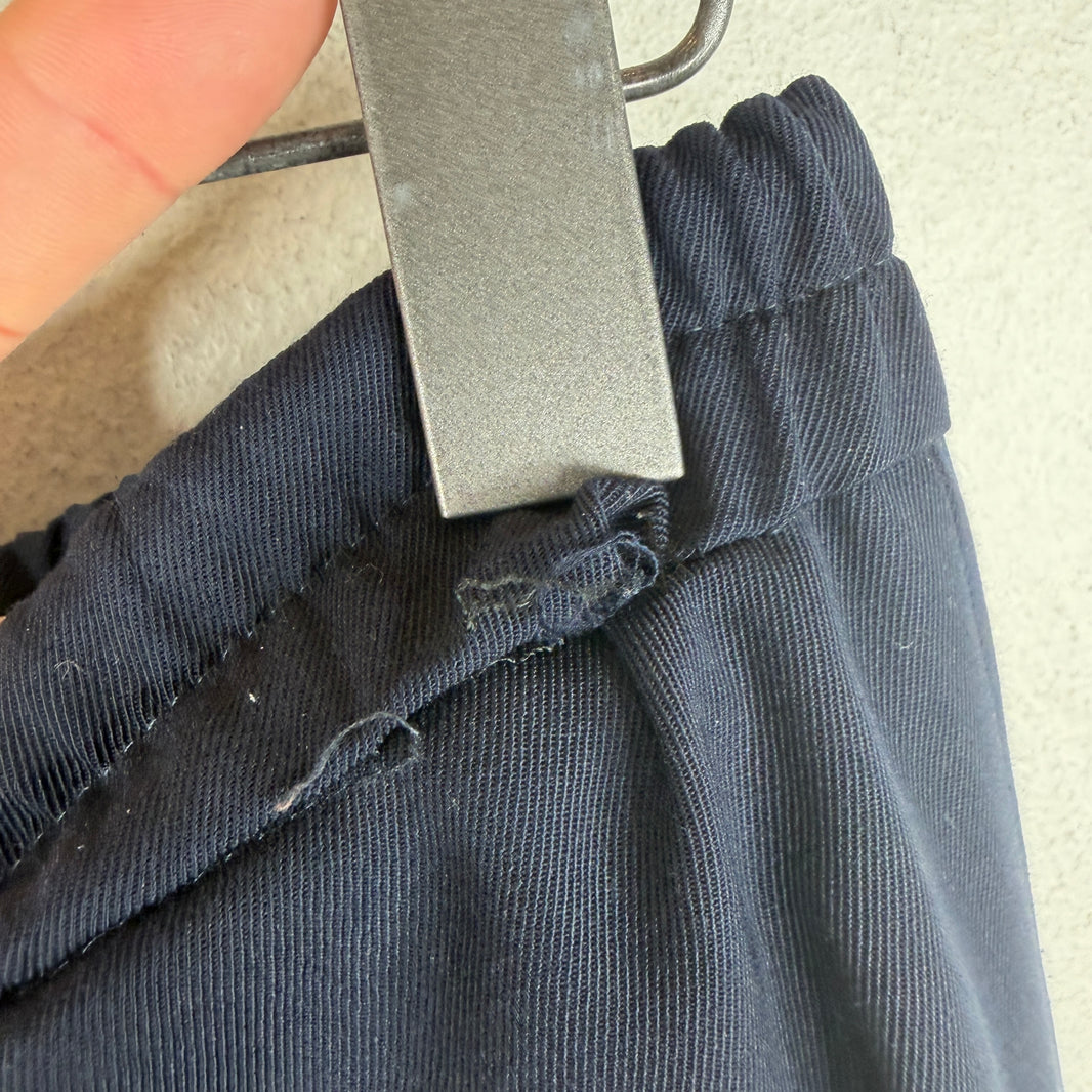Dries Van Noten Navy Poly Jogger Pants