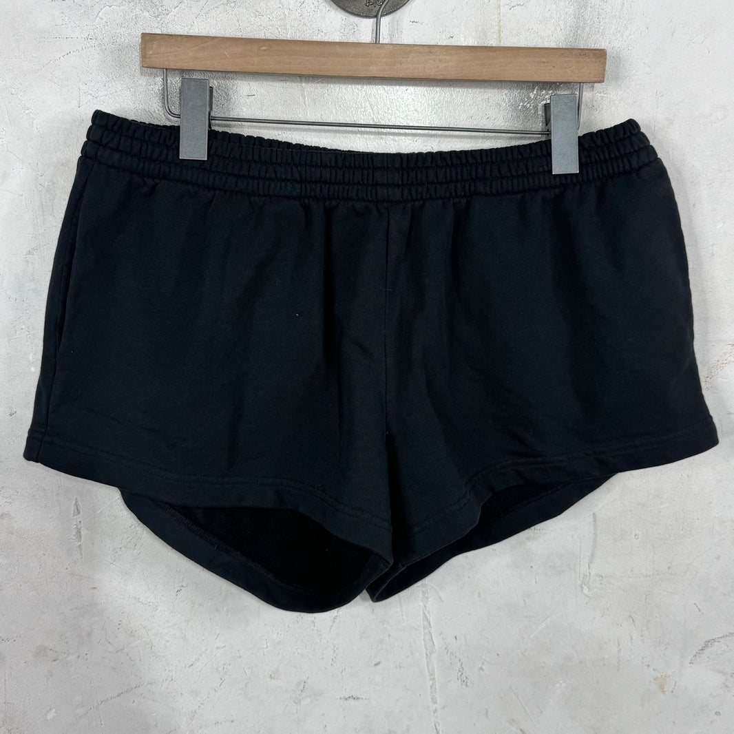 Balenciaga Black Short Sweatshorts
