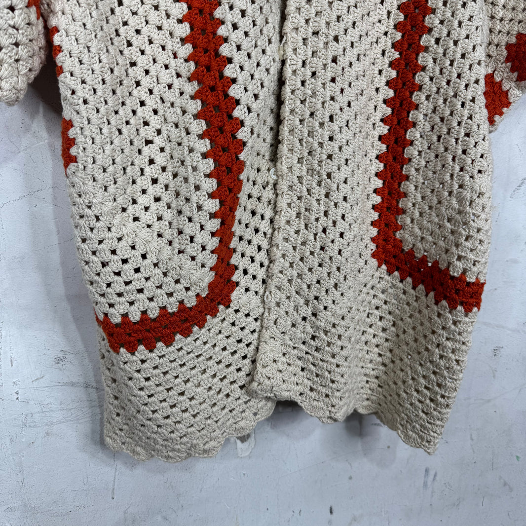 Bode Sun Spot Crochet Shirt