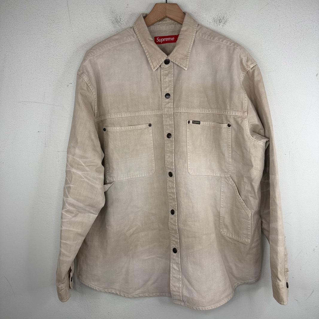 Supreme White Chore Jacket