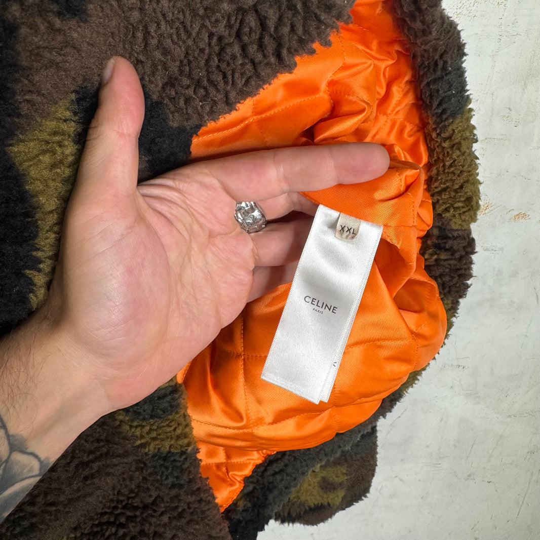 Celine Camo Hooded Fleece