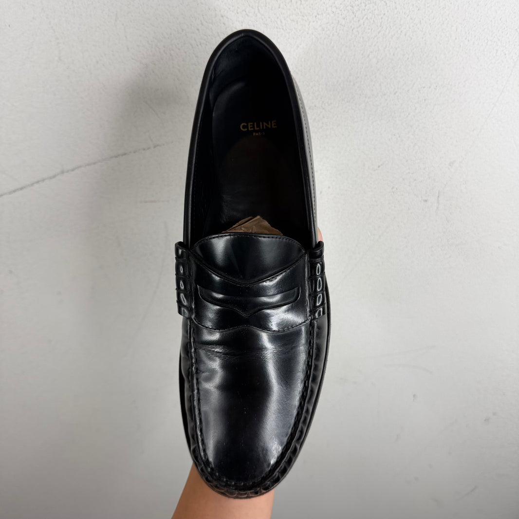 Celine Black Loafers