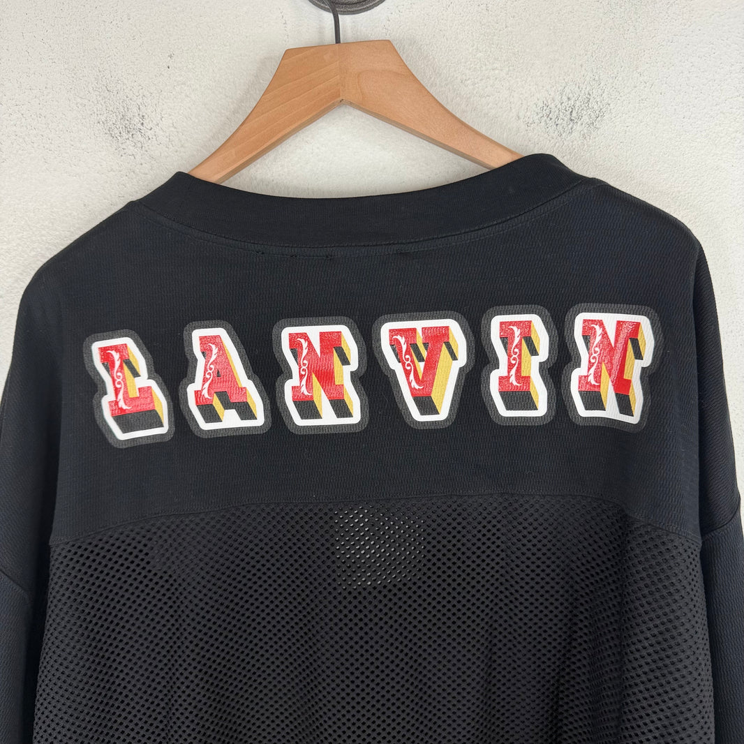 Lanvin Black Football Jersey