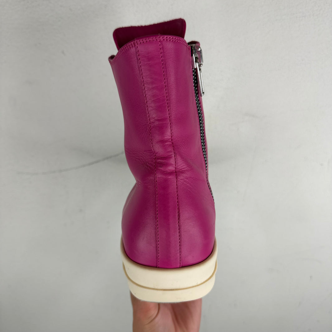 Rick Owens Hot Pink Leather Ramones