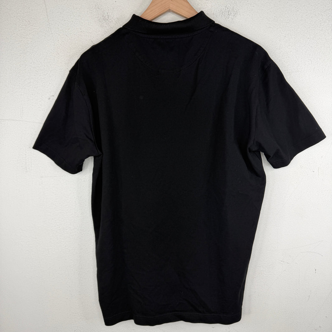 Prada Black Badge Zip Polo T-Shirt