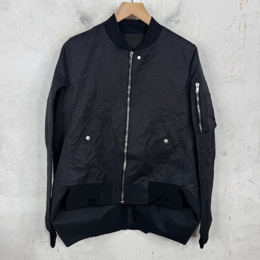 Rick Owens Back Flap Bomber Jacket