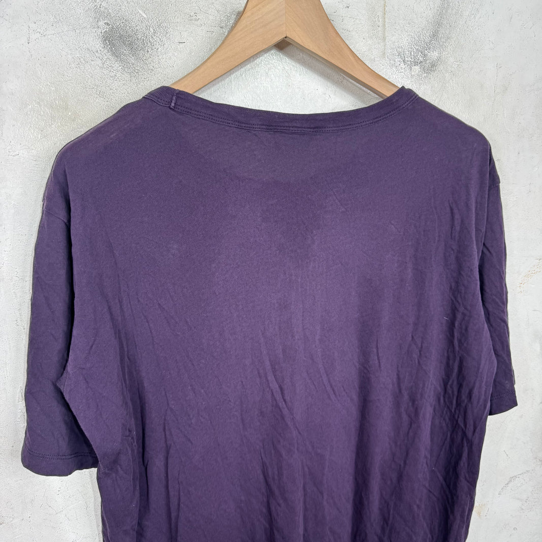 Dries Van Noten Wes Wilson Purple T-Shirt