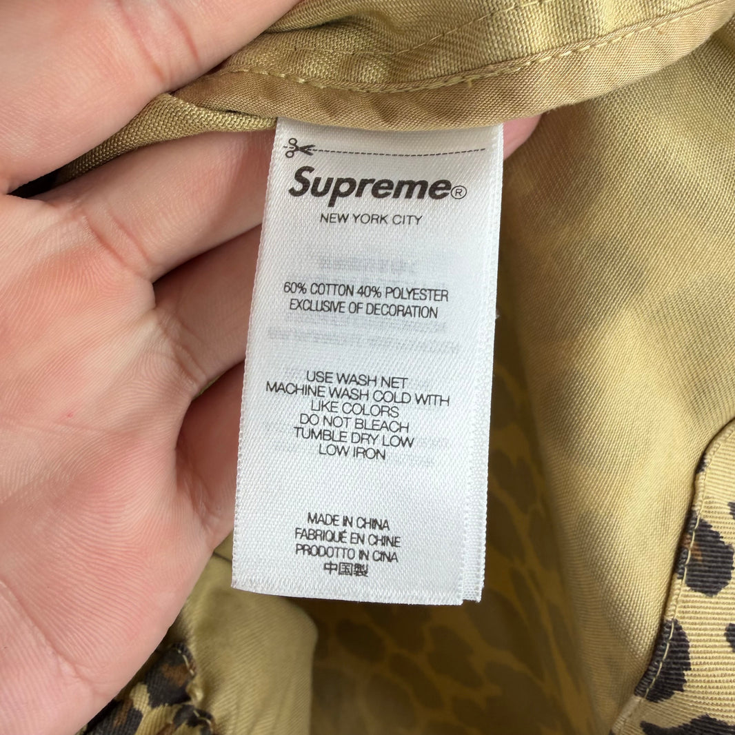 Supreme Toy Machine Leopard Harrington Jacket