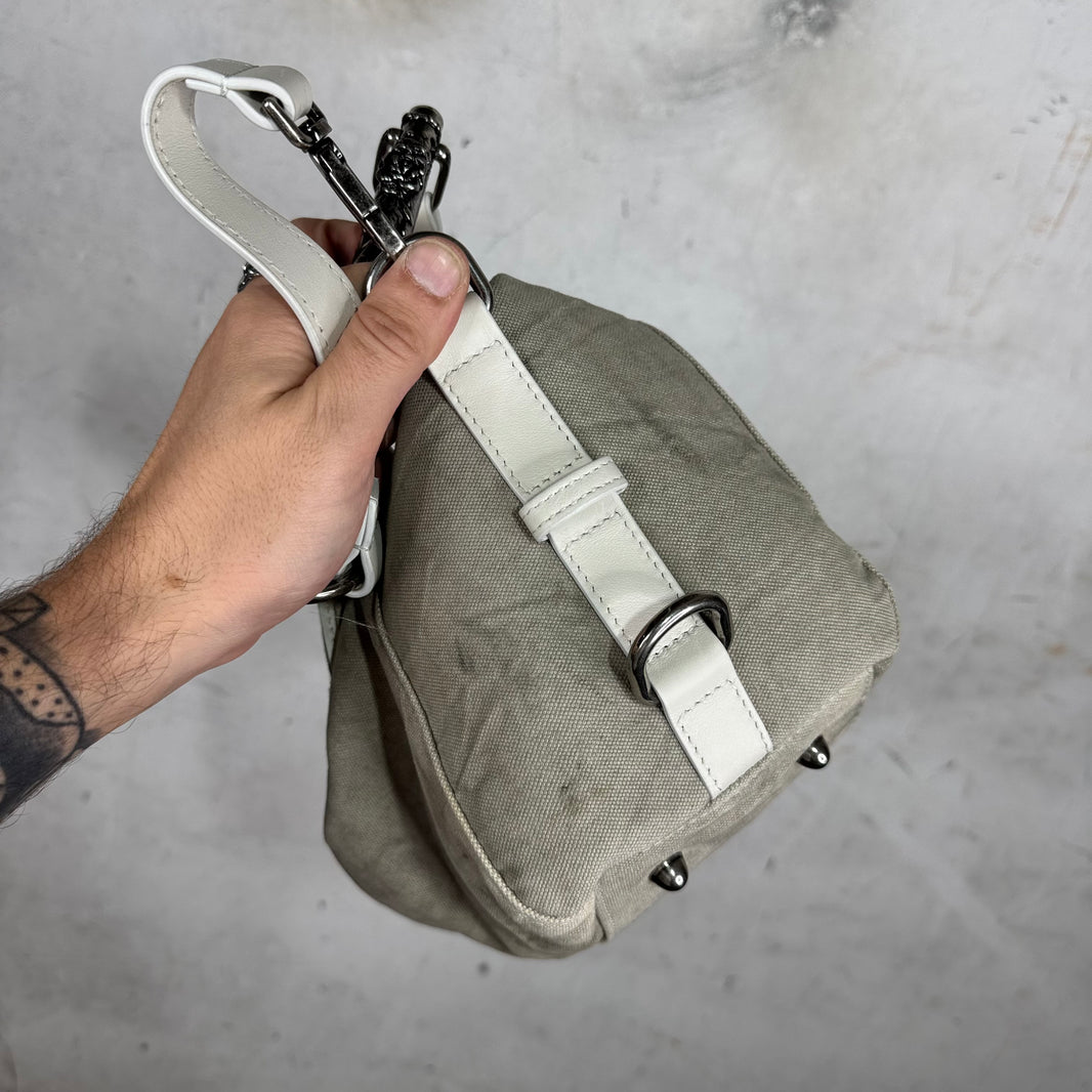 ERD Small Brass Handle Mail Canvas Bag