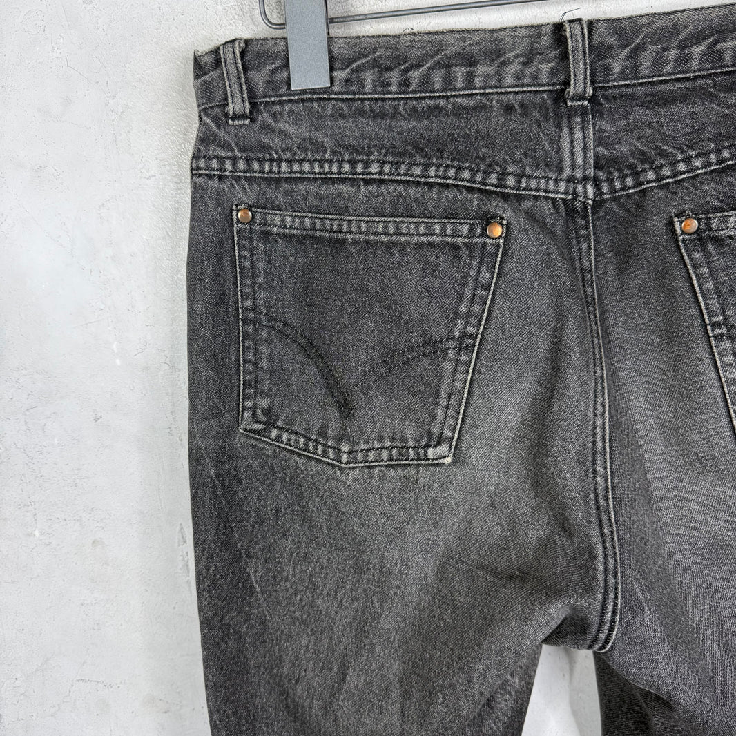 CDG Homme Washed Black Jeans