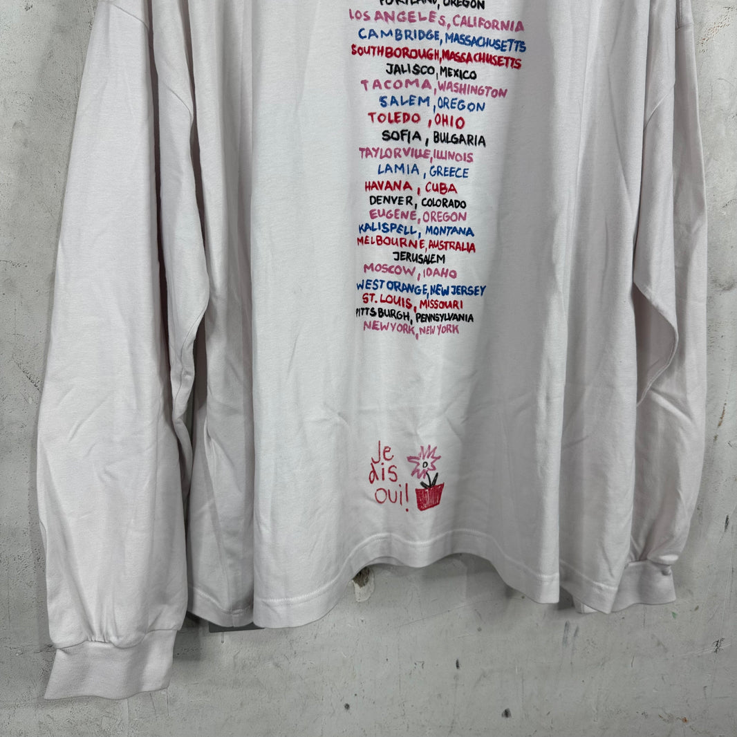 Balenciaga Pink Martini LS T-Shirt