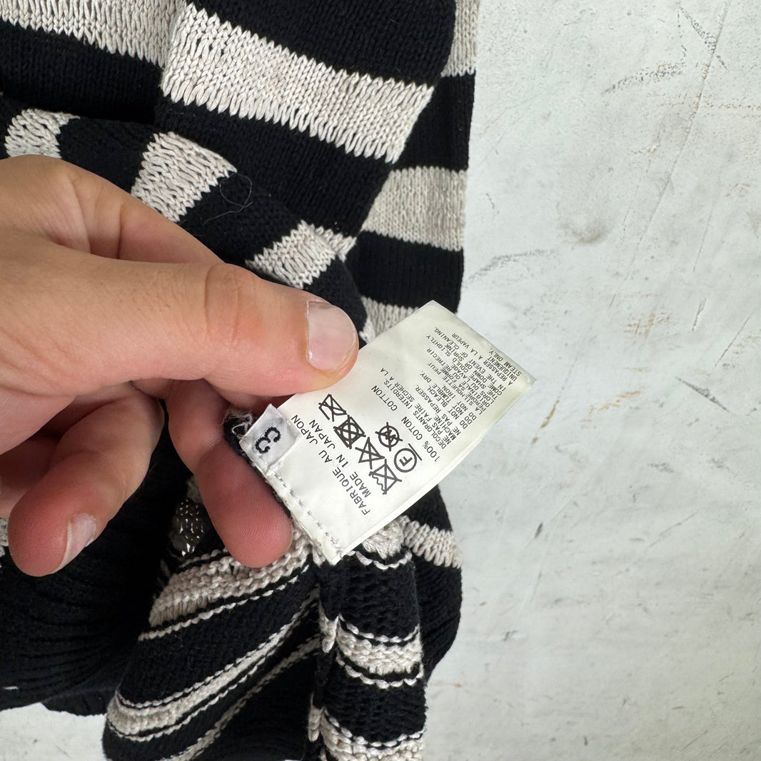 Yohji Yamamoto Pour Homme Striped Linen Knit
