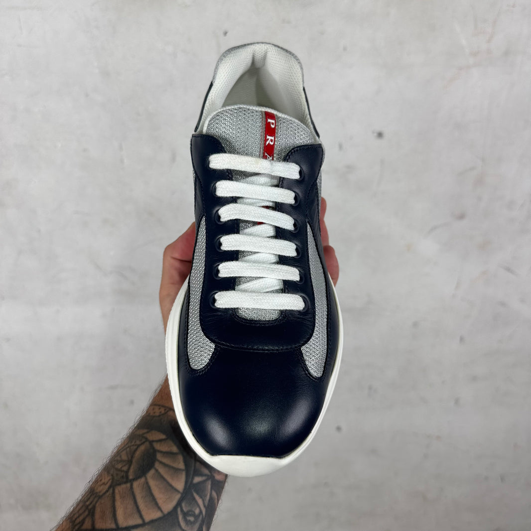 Prada Navy/Grey America Cups Low