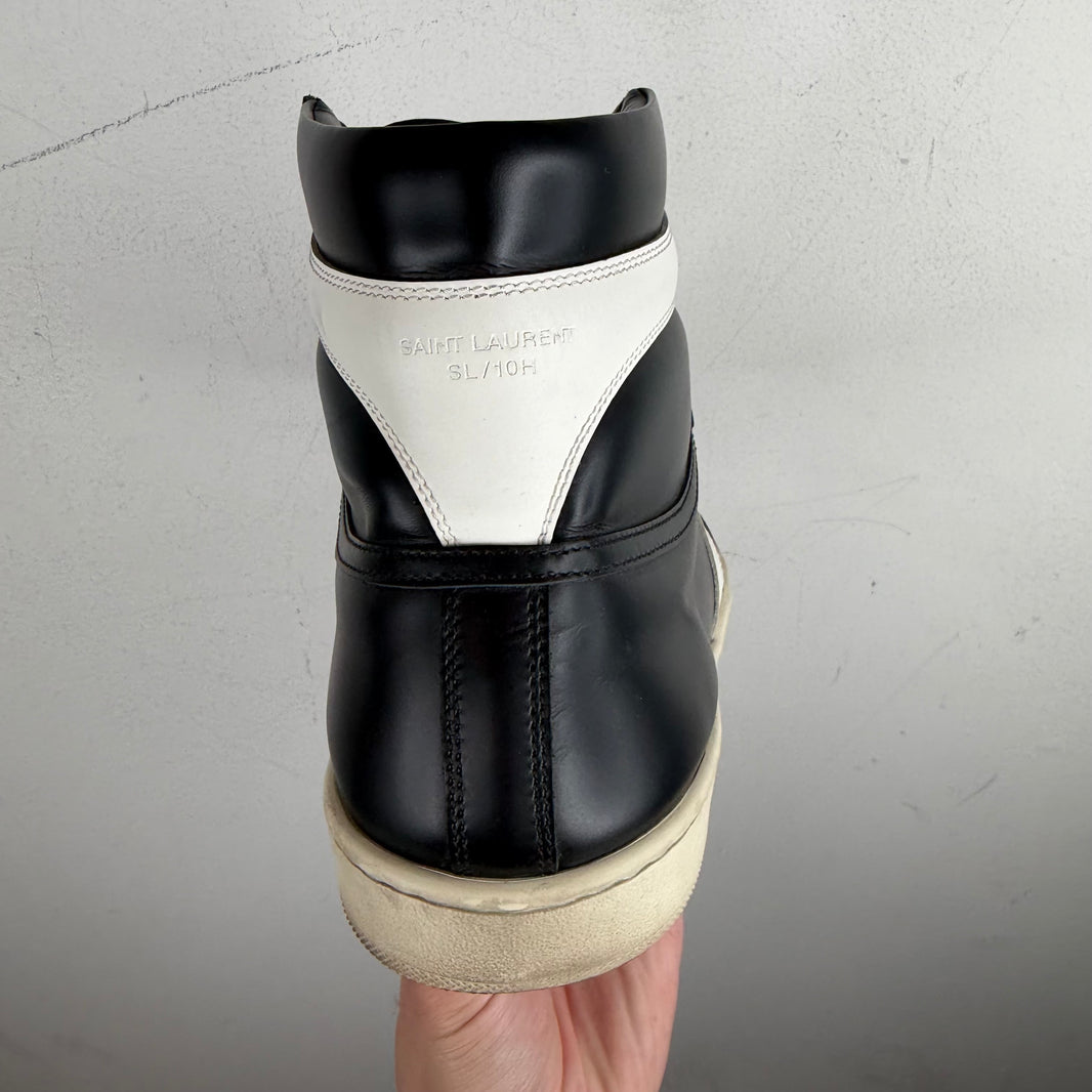 Saint Laurent Black/White SL-10H Sneakers
