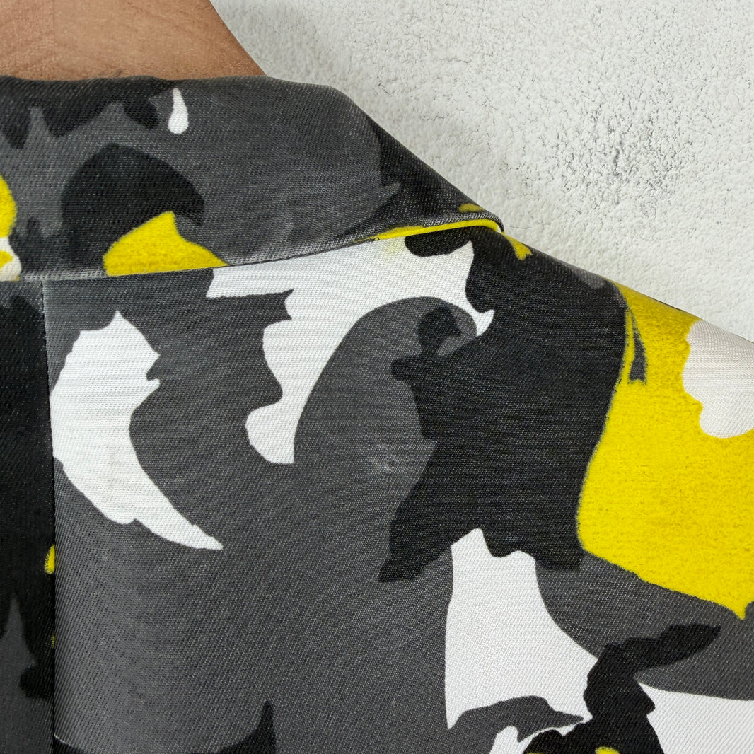 CDG Homme Plus Yellow Camo Car Mold Blazer