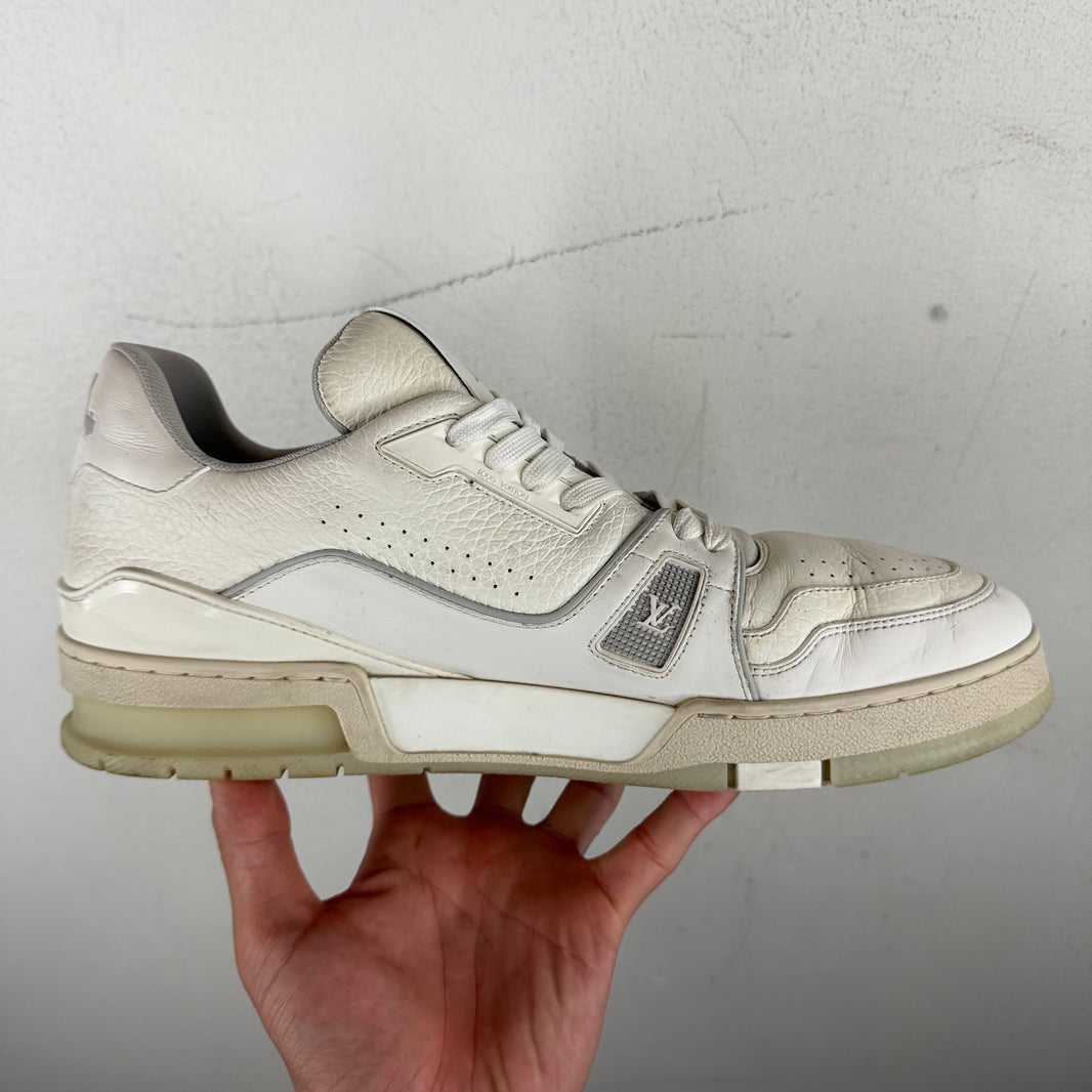 Louis Vuitton White/Gray Trainers