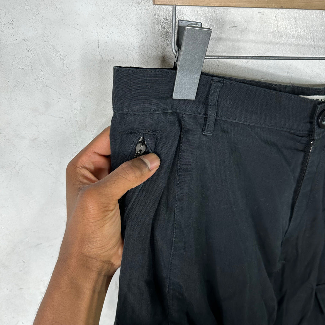 Givenchy Thin Black Cargo Pants
