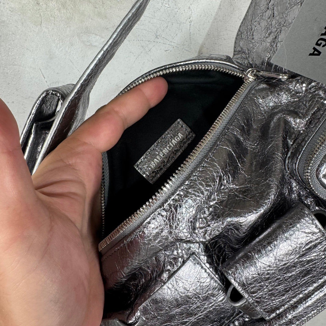 Balenciaga Gunmetal Super Busy Bag