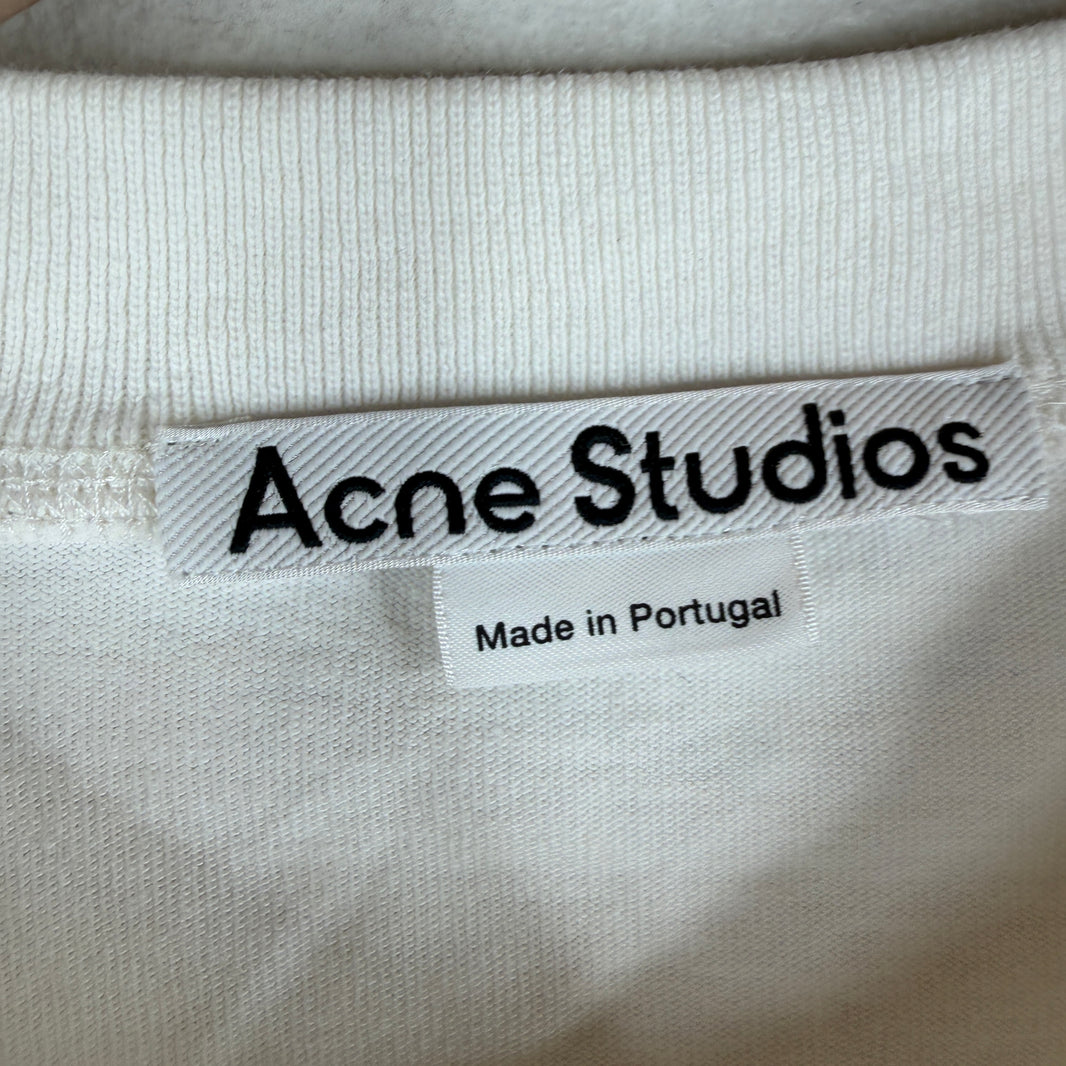 Acne Studios White Logo T-Shirt