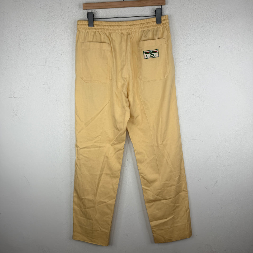 Gucci Badge Elastic Pants