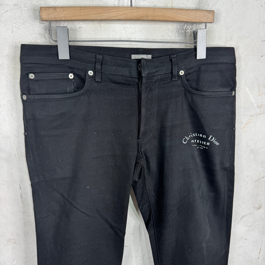 Dior Atelier Black Skinny Jeans