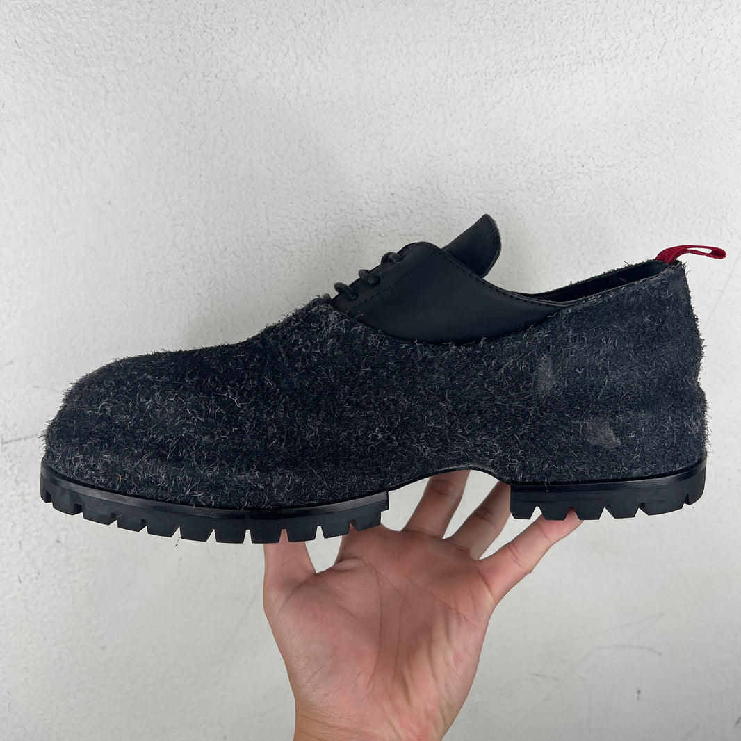 424 Suede Wrap Covered Leather Derbys