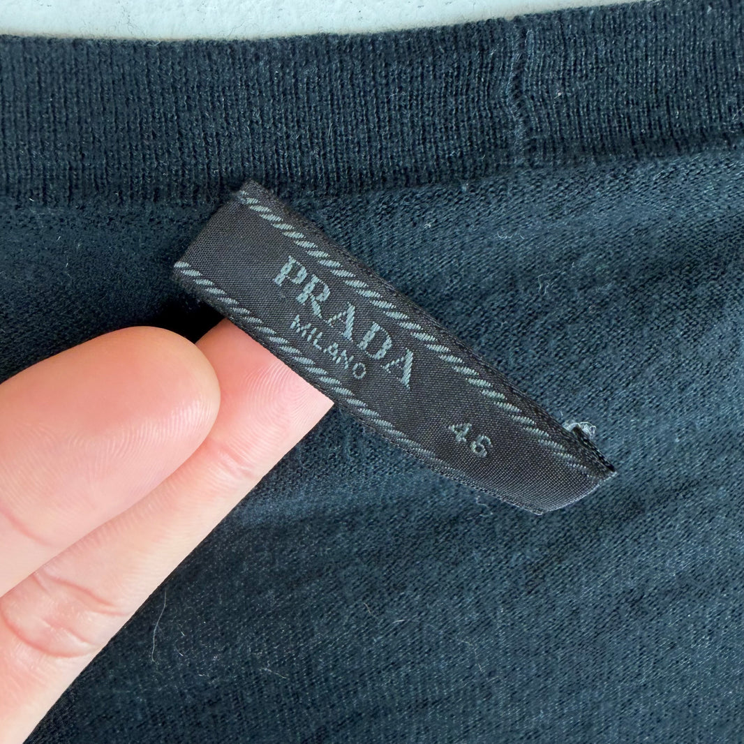 Prada Thin Button Up Cardigan