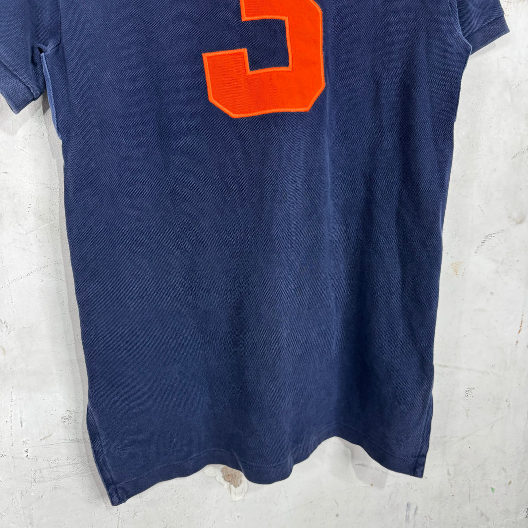 Ralph Lauren Navy/Orange Big Pony Polo