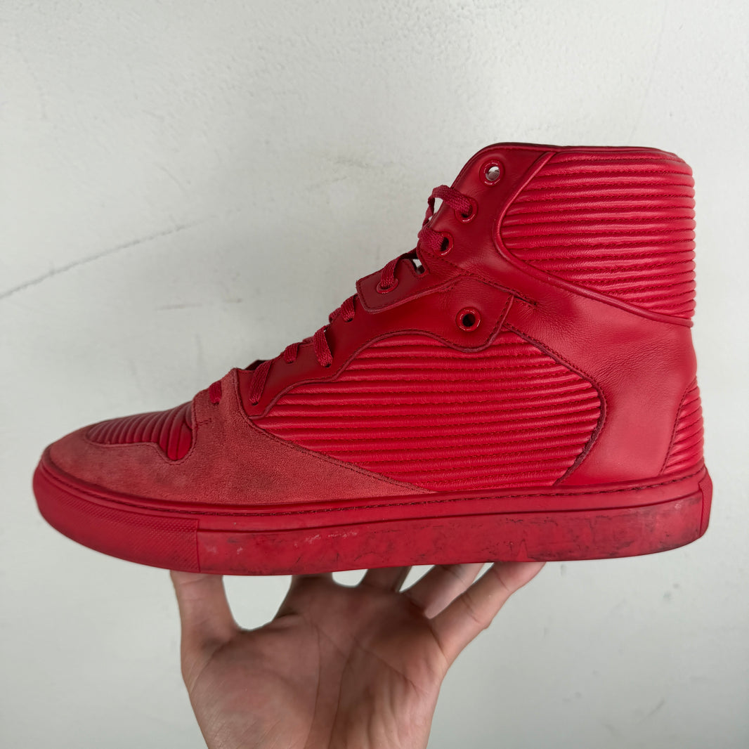 Balenciaga Cotes Pleated Sneakers