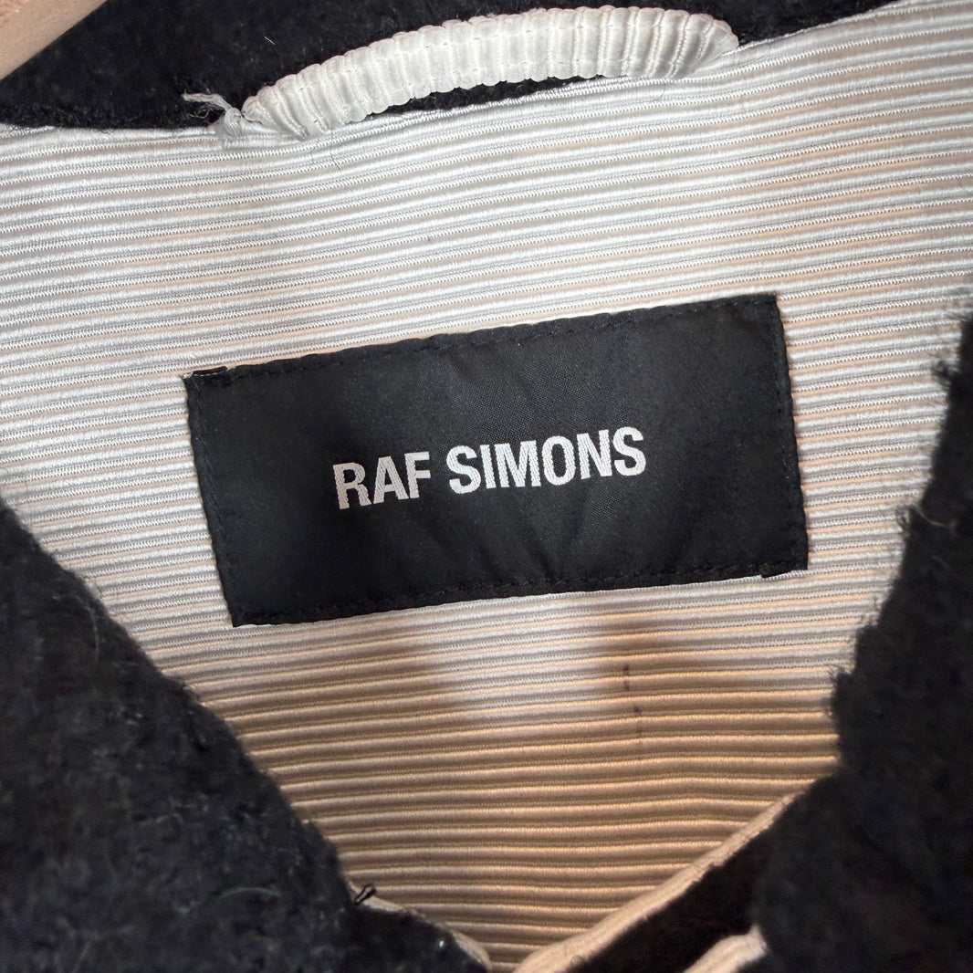 Raf Simons Wool Mohair Heavy Button Up Jacket