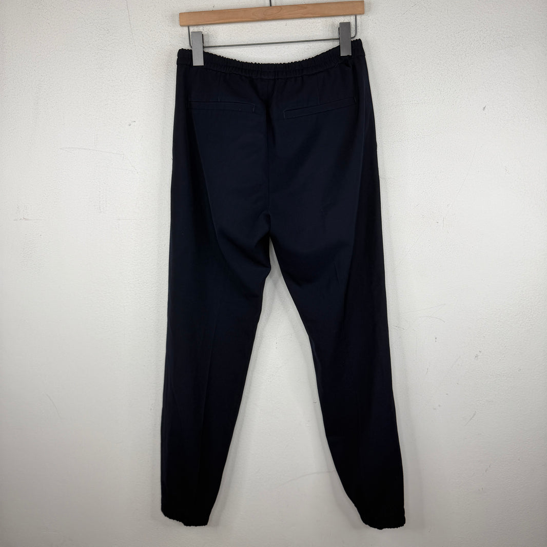 Dries Van Noten Navy Poly Jogger Pants