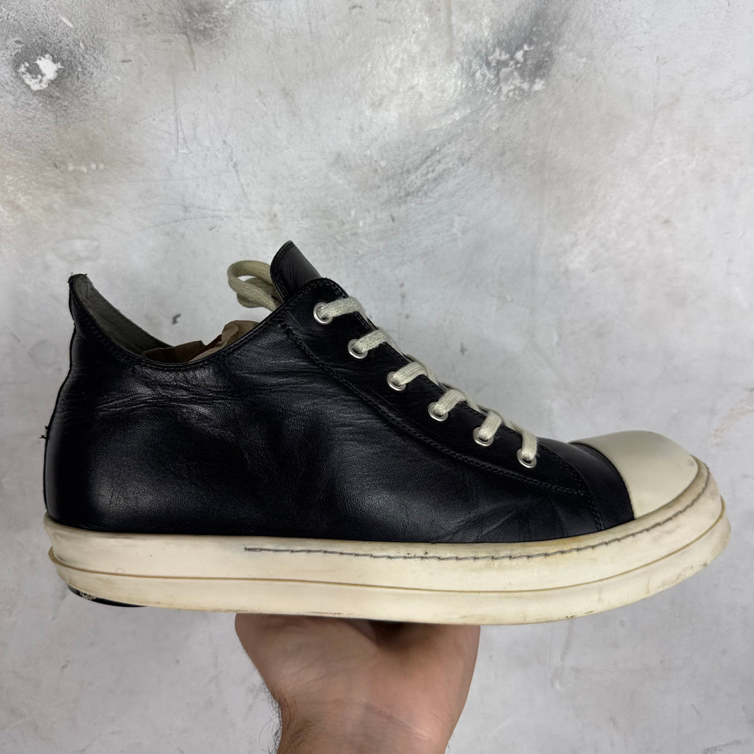 Rick Owens Black Leather Ramones