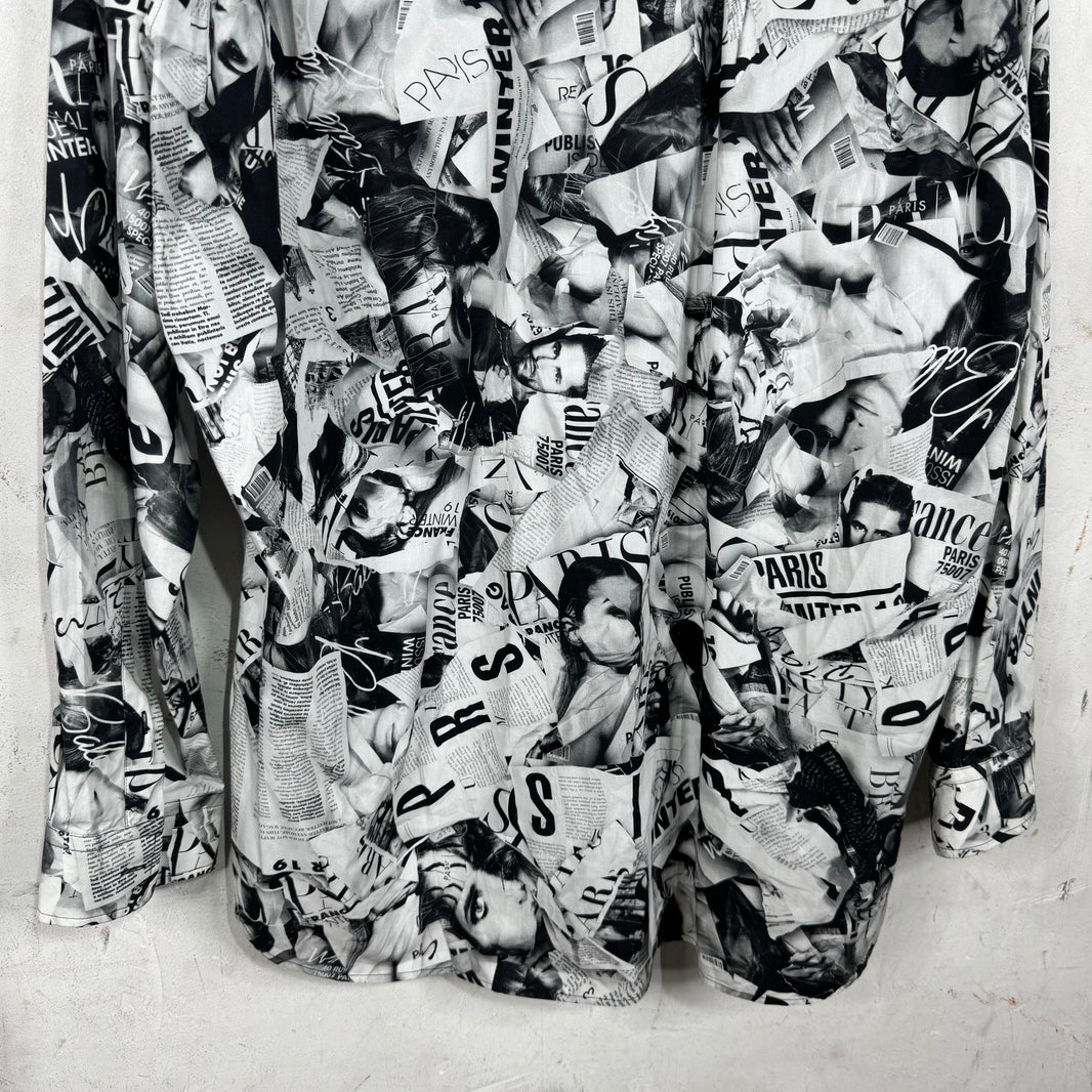 Balenciaga Magazine AOP Shirt