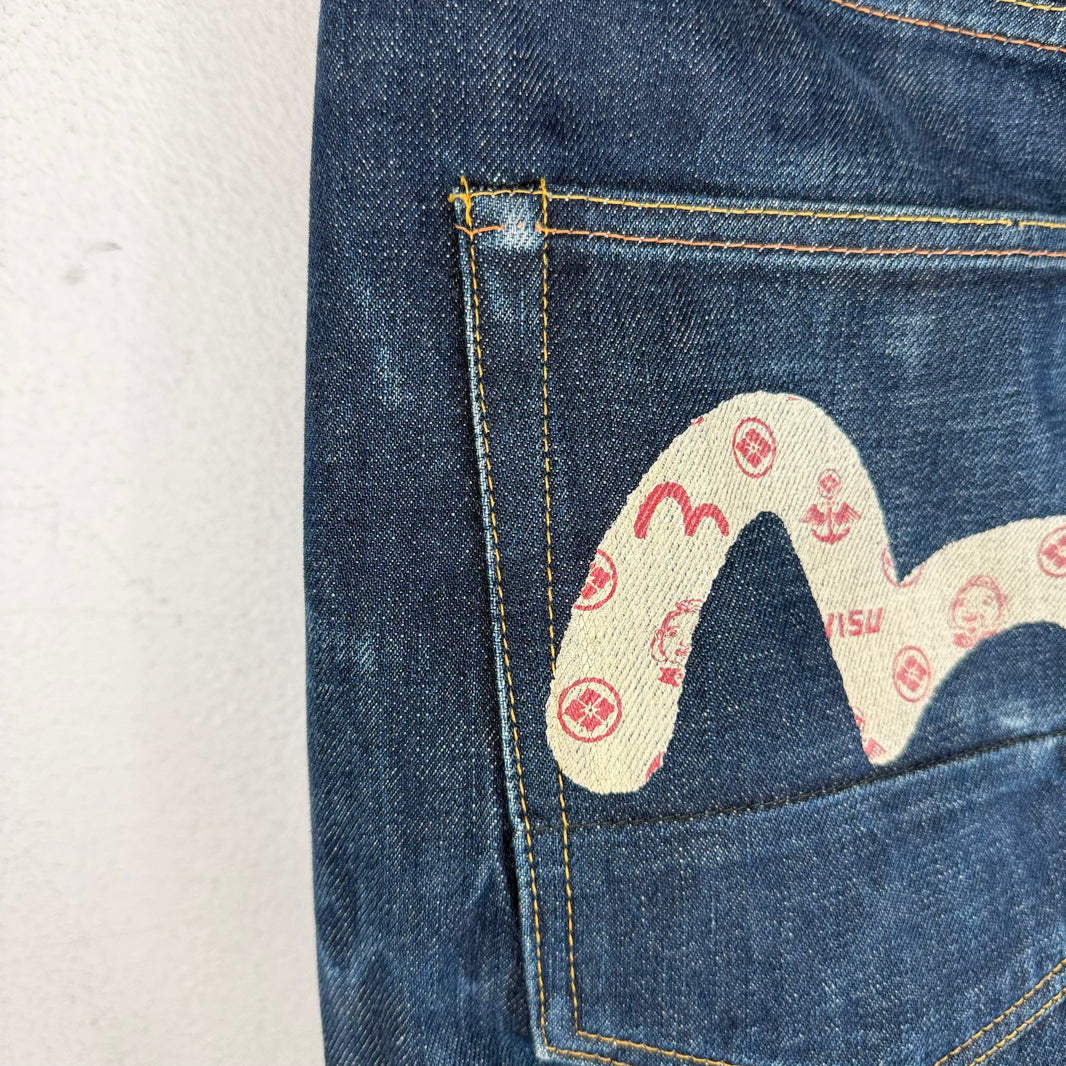 Evisu Indigo Back Pocket Jeans