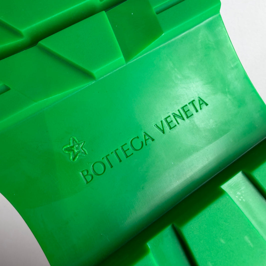 Bottega Veneta Green Tire Chelsea Lug Boots