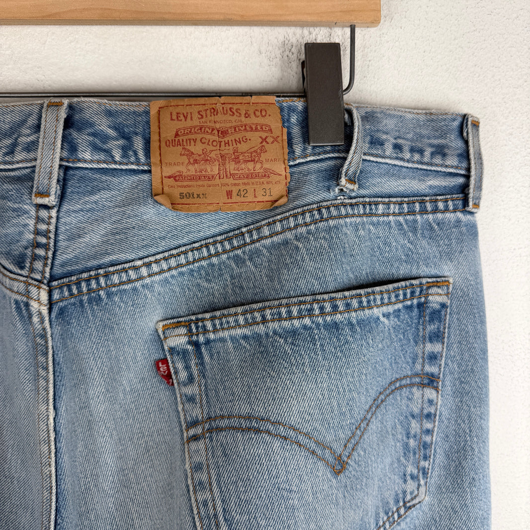 Vintage Levi's 501xx Light Blue Jeans