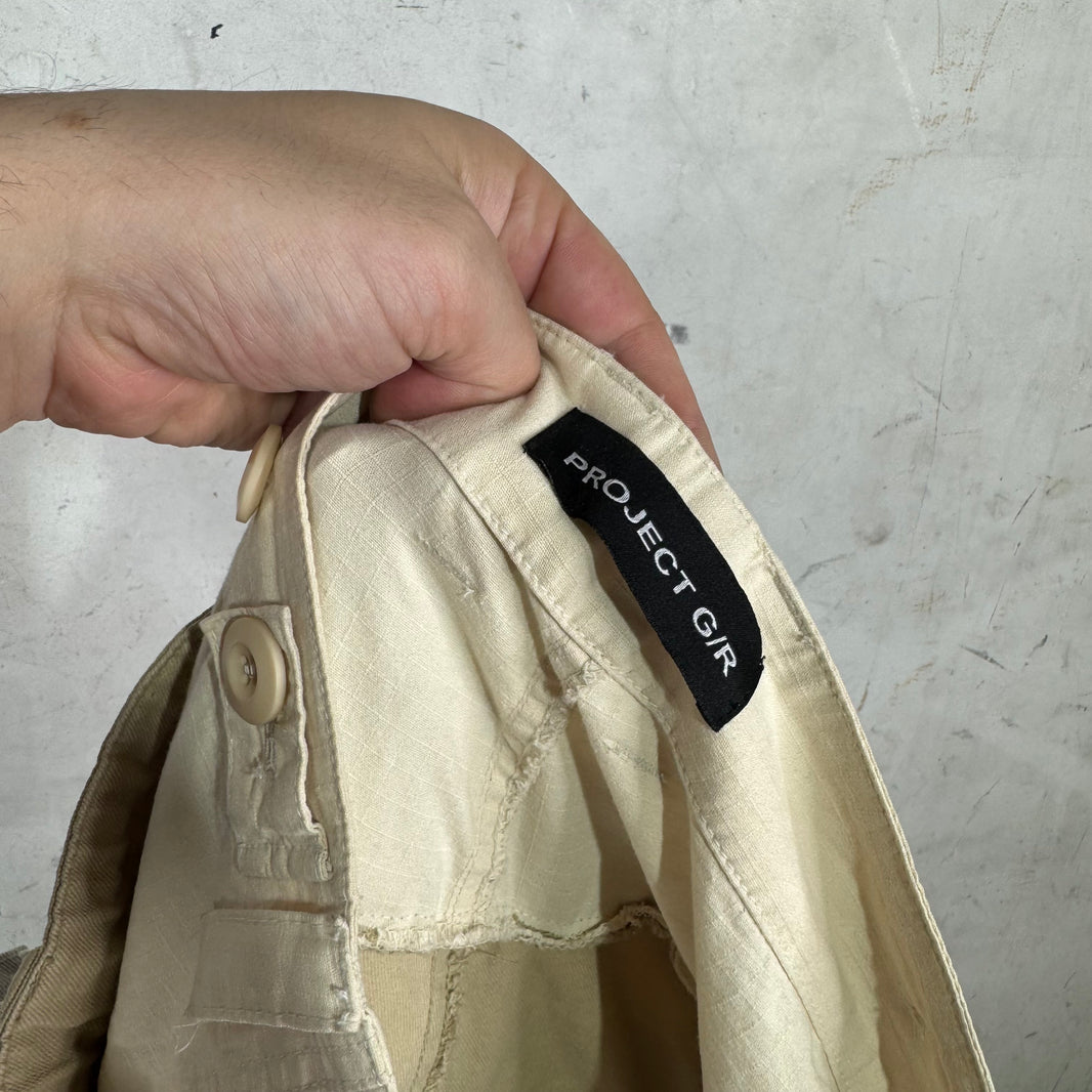 Project G/R Triple Layered Sand Camo Cargo Pants
