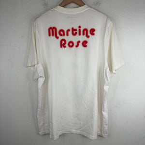 Martine Rose White Promising Britain Clown T-Shirt