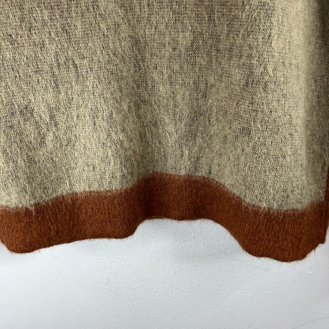 Celine Rhinestone Button Up Mohair Cardigan