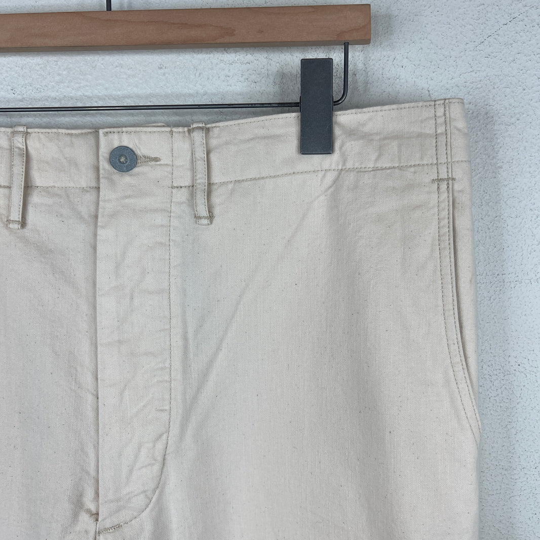 RRL Off White General Purpose Fatigue Trousers