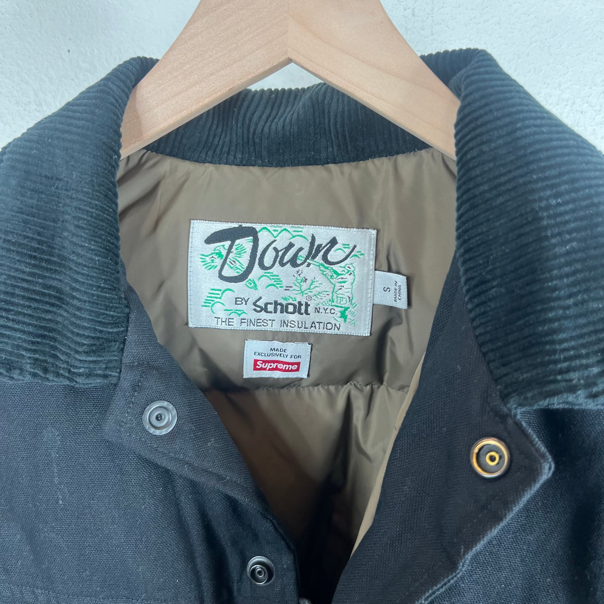 Supreme Schott Down Jacket