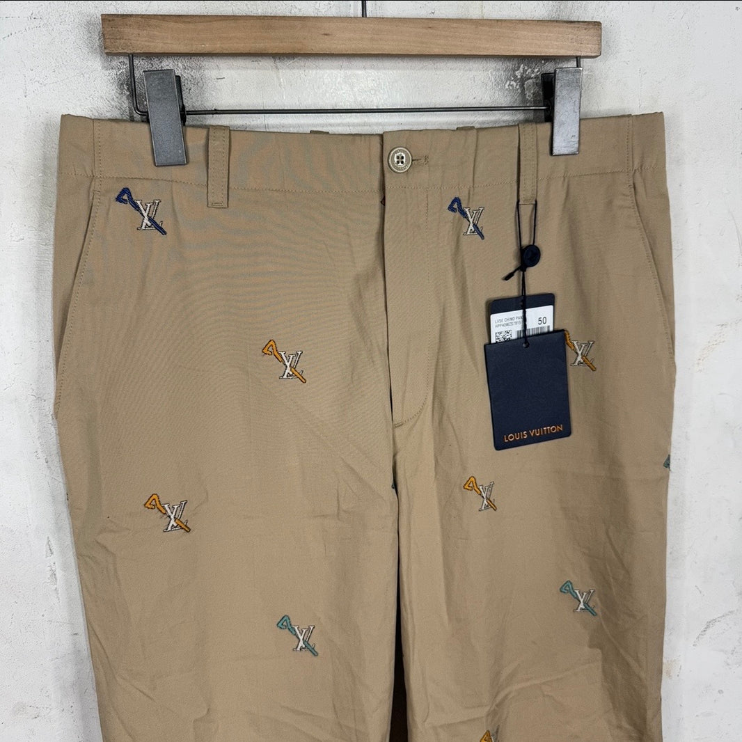 Louis Vuitton Embroidered Pin Trousers