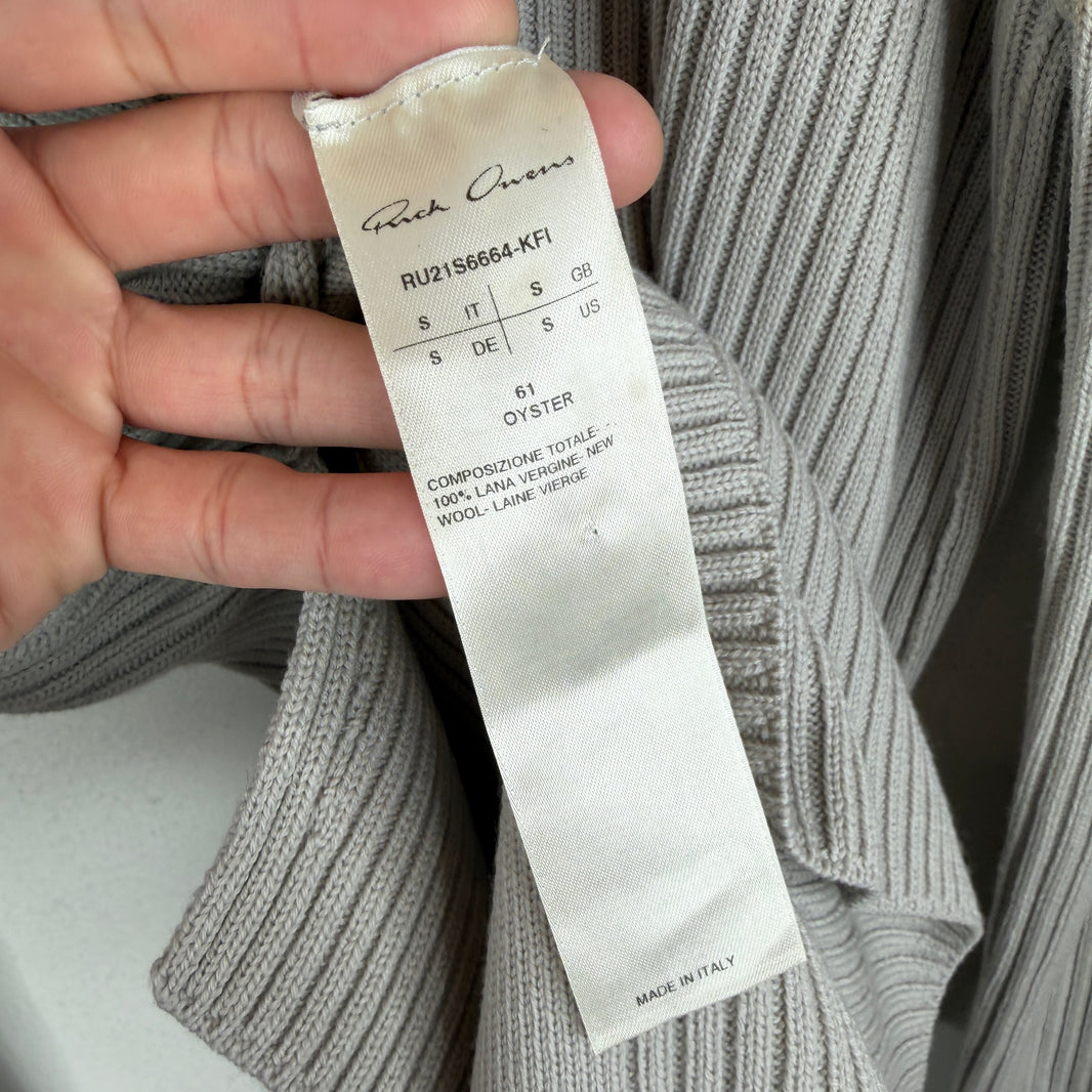 Rick Owens Oyster Phlegethon Sweater