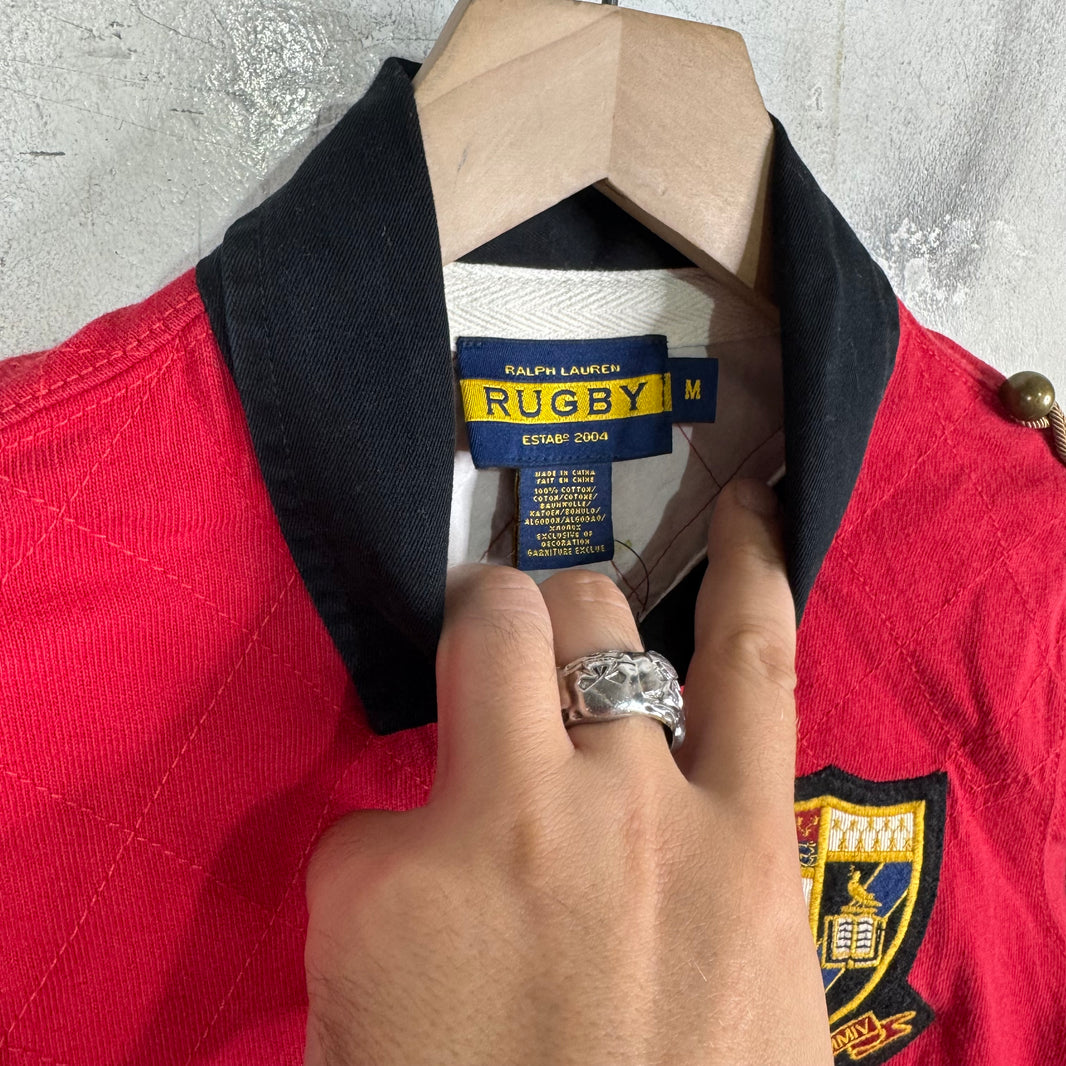 Ralph Lauren Rugby Laced Shoulder Patch L/S Polo