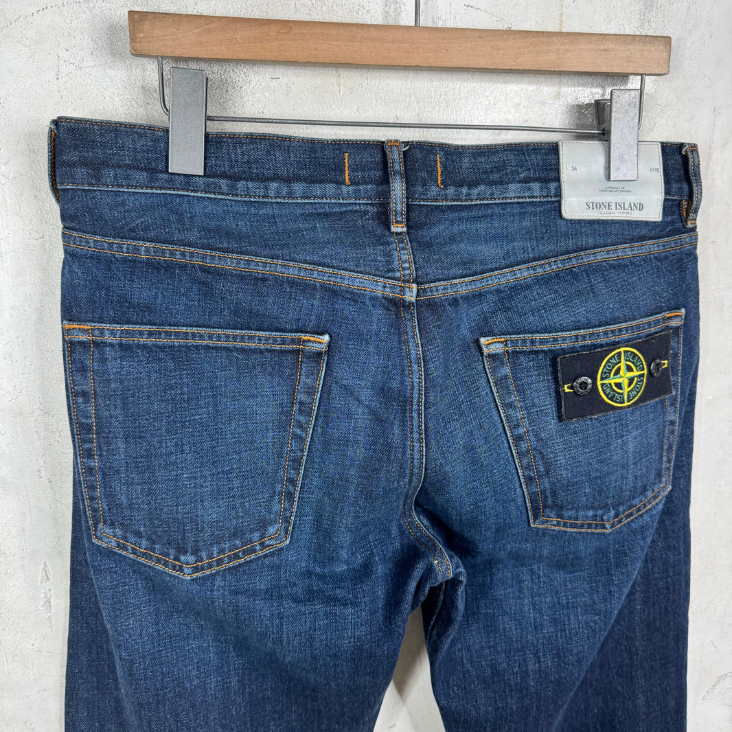 Stone Island Dark Blue Jeans