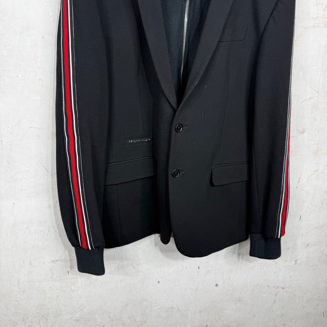 Philipp Plein Layered Knit Blazer Jacket